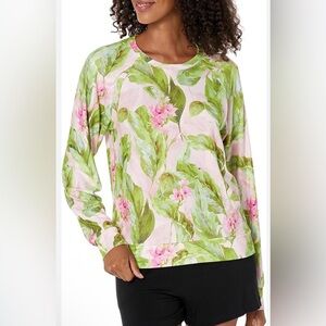 PJ Salvage Tropical Print Top Women’s Sz. Small NWT